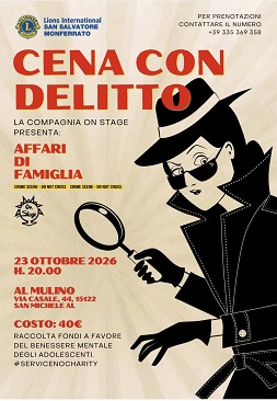 CENA CON DELITTO