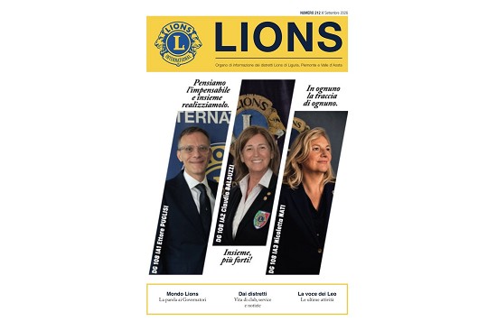RIVISTA LIONS SETTEMBRE